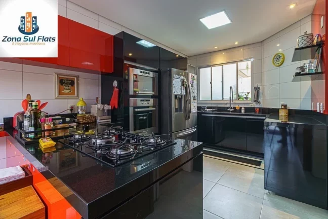 Imagem Casa Alto Padrão à Venda Em Condomínio Fechado No Campo Belo Com 4 Suítes e 4 Vagas
