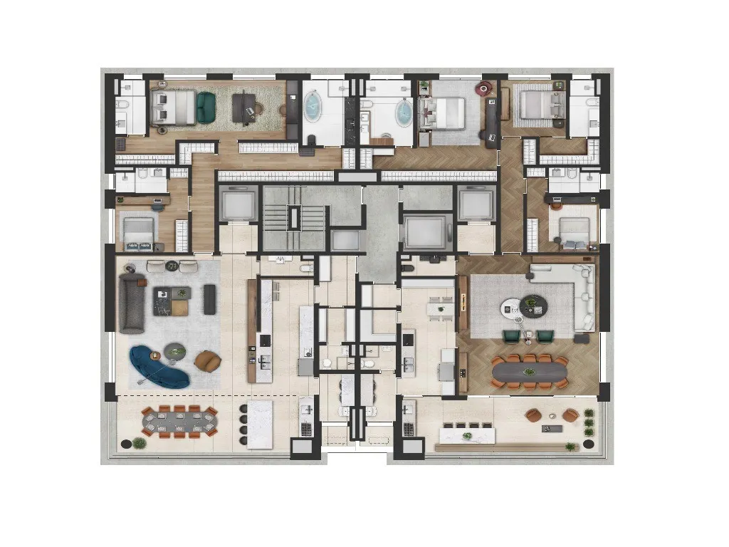 Imagem Imperdível: Apartamento de luxo no Edifício LINDENBERG GROENLÂNDIA, com 4 quartos e 321m² no Jardim América, São Paulo-SP!