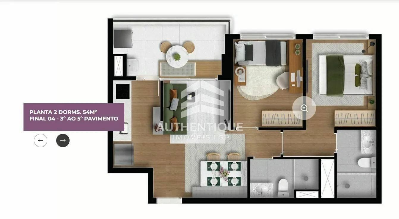 Imagem MODERN CAMPO BELO - Apartamento à venda no bairro Brooklin - São Paulo/SP, Zona Sul