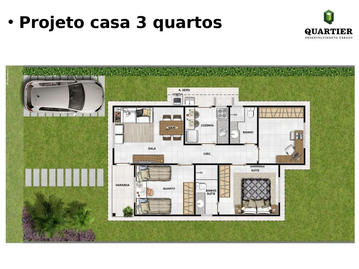 Imagem Loteamento Fechado para Venda em Itaboraí, Outeiro das Pedras, 3 dormitórios, 1 suíte, 2 banheiros, 1 vaga