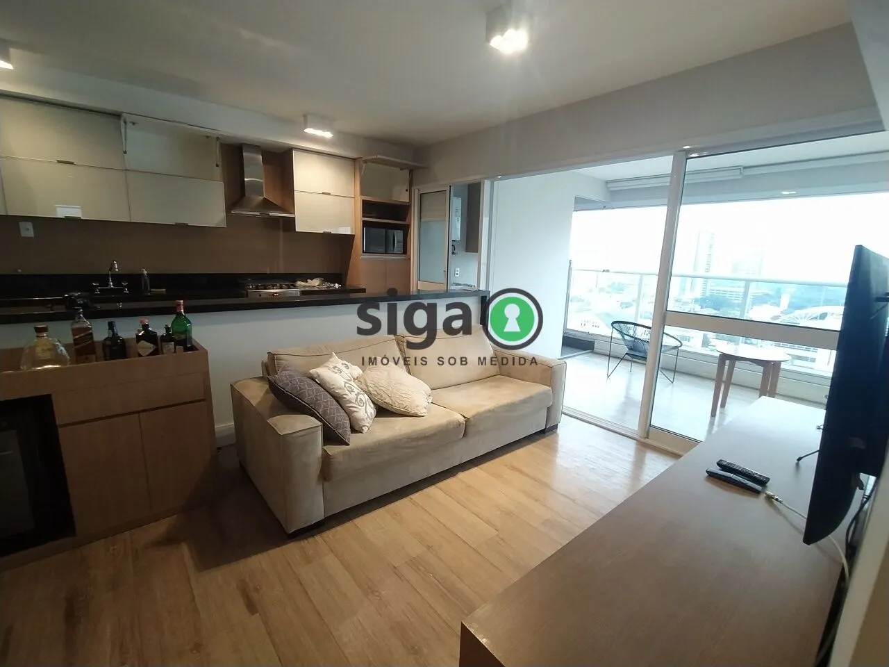 Imagem Apartamento de 100m² mobiliado para locação em Pinheiros - São Paulo/SP