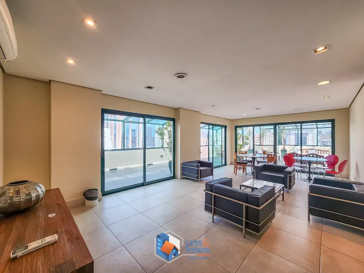 Imagem Flat para venda em Itaim Bibi com 1 quarto, 40m²