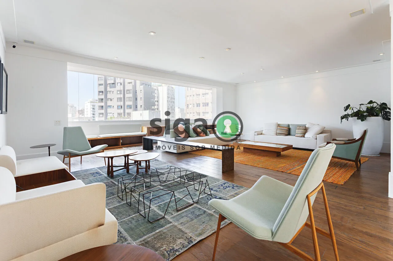 Imagem Cobertura de 600m² com 3 quartos e 3 vagas - Jardim Paulista - São Paulo/SP