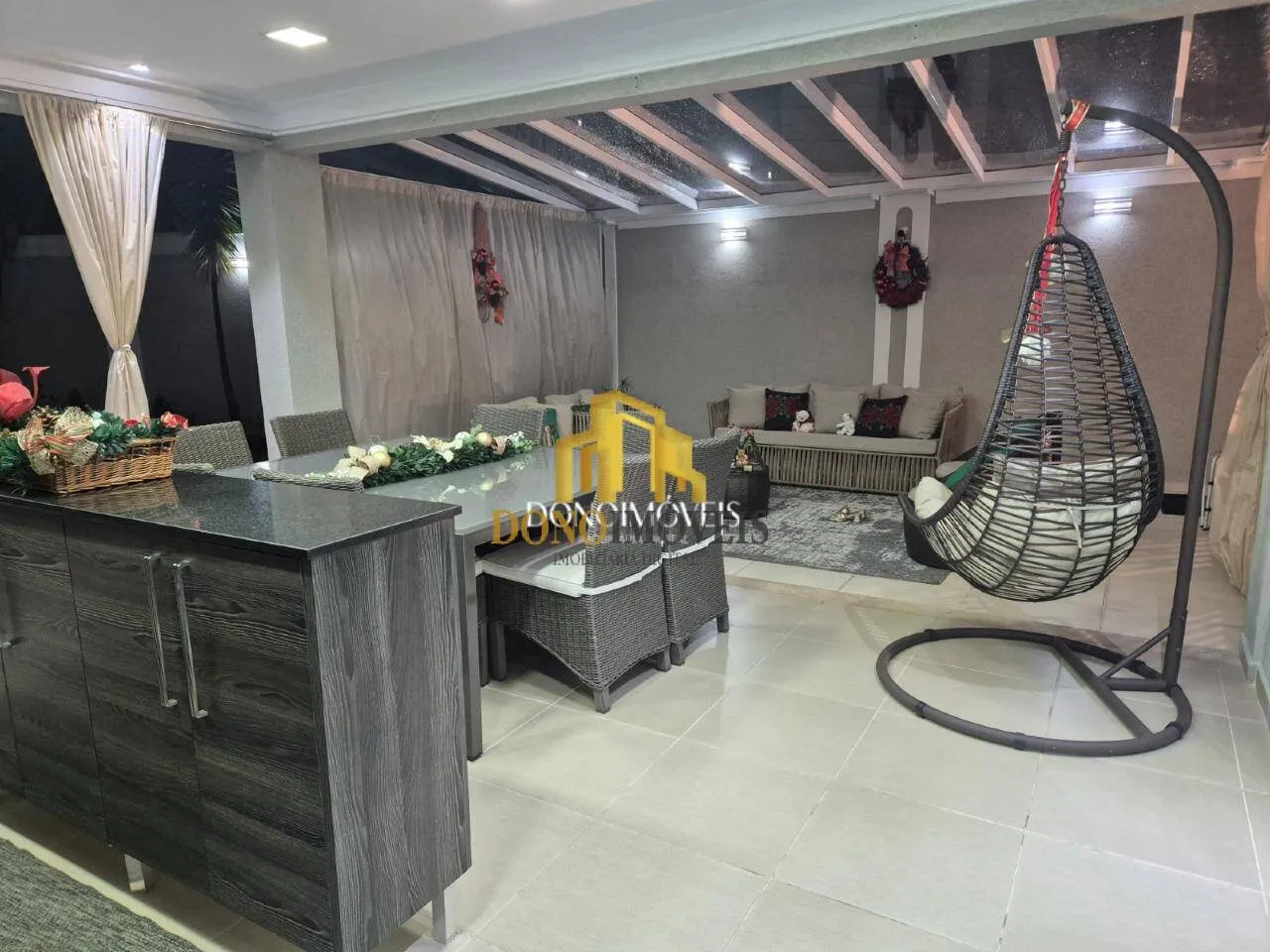 Imagem Sobrado 585 m² 6 suítes piscina aquecida Parque dos Pássaros SBC