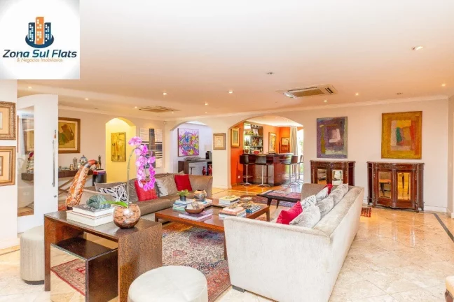 Imagem Casa Alto Padrão à Venda No Alto de Pinheiros Com 4 Dormitórios Sendo 3 Suítes e 4 Vagas