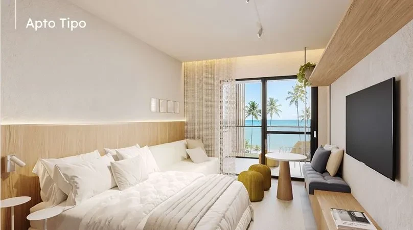 Imagem Flat com 1 Quarto à Venda, 24 m² em Tamandaré - Tamandaré
