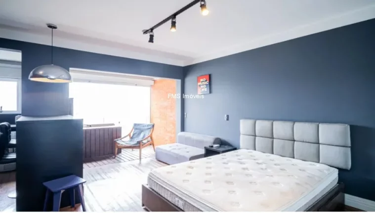 Imagem Studio para locação no Brooklin com 1 suíte, 1 banheiro, 1 vaga, 33m².