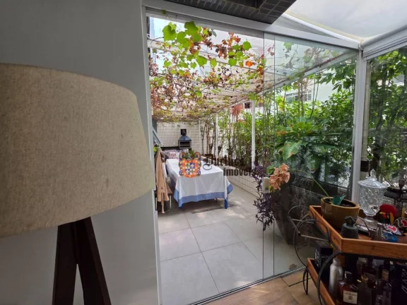 Imagem Apartamento Garden com 2 dormitórios à venda, 217 m² por R$ 1.999.000 - José Menino - Santos/SP