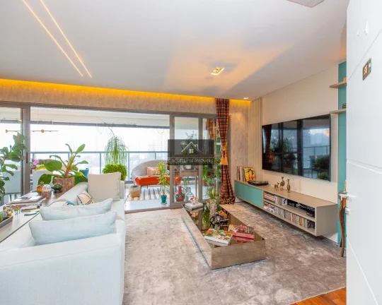 Foto do imóvel BROOKLIN APARTAMENTO ALTO PADRÃO TORRE ÚNICA 181,00 M 3 DORMITÓRIOS SENDO 2 SUÍTES SALA AMPLA VARANDA ENVIDRAÇADA 3 VAGAS SOFISTICAÇÃO E BOM GOSTO