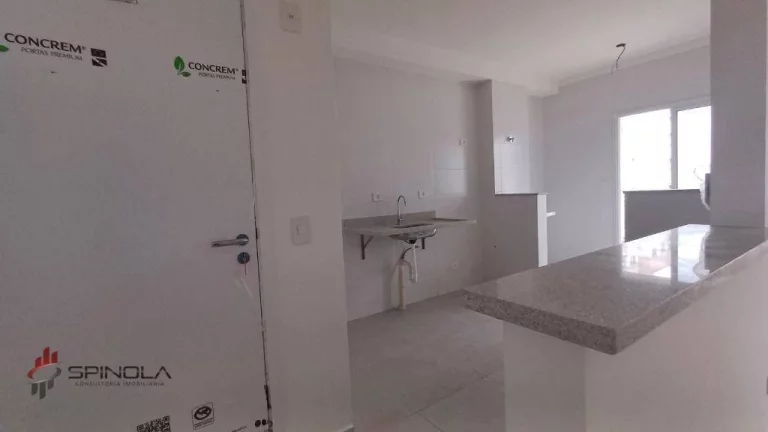 Imagem Apartamento com 3 dormitórios à venda, 81 m² por R$ 640.000,00 - Canto do Forte - Praia Grande/SP