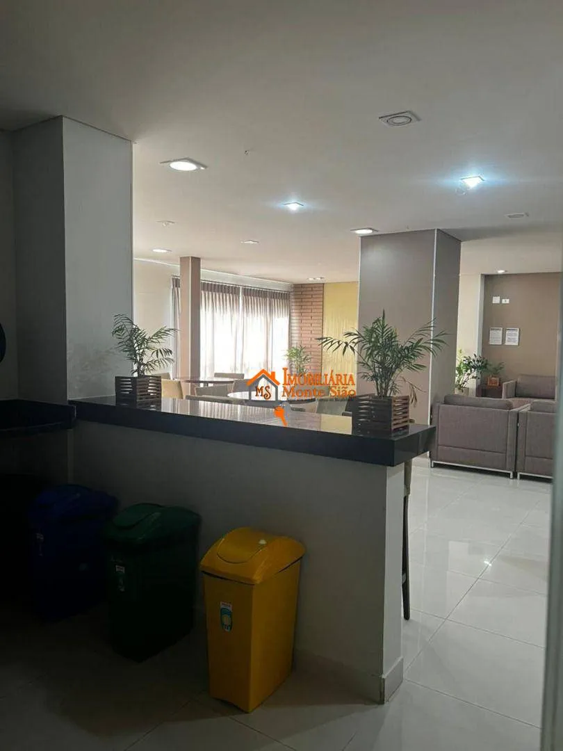 Imagem Apartamento com 2 dormitórios para alugar, 56 m² por R$ 3.335,00/mês - Vila das Palmeiras - Guarulhos/SP