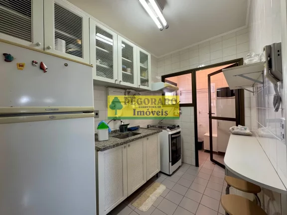 Imagem Apartamento de 2 quartos na Prainha, Caraguatatuba-SP 1 suíte, 2 salas, 2 banheiros, 1 vaga de garagem e vista para o mar