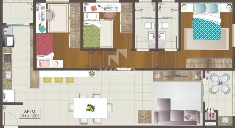 Imagem Res. Acácias | Vila Lenzi | 133m²
