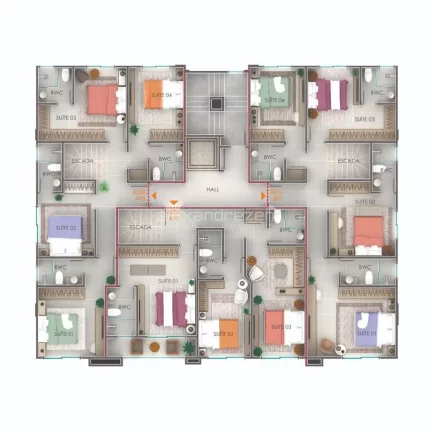 Imagem Residencial Barbados com 2, 3 e 4 suítes