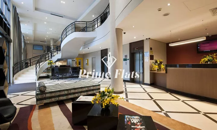 Imagem Flat disponível para venda no Quality Faria Lima, com 24m², 1 dormitório e 1 vaga