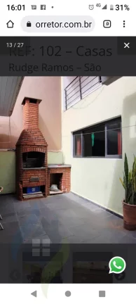 Imagem Casa de 4 dormitórios sendo 1 suíte, 4 banheiros, 2 vagas com 211m² em Rudge Ramos, São Bernardo do Campo