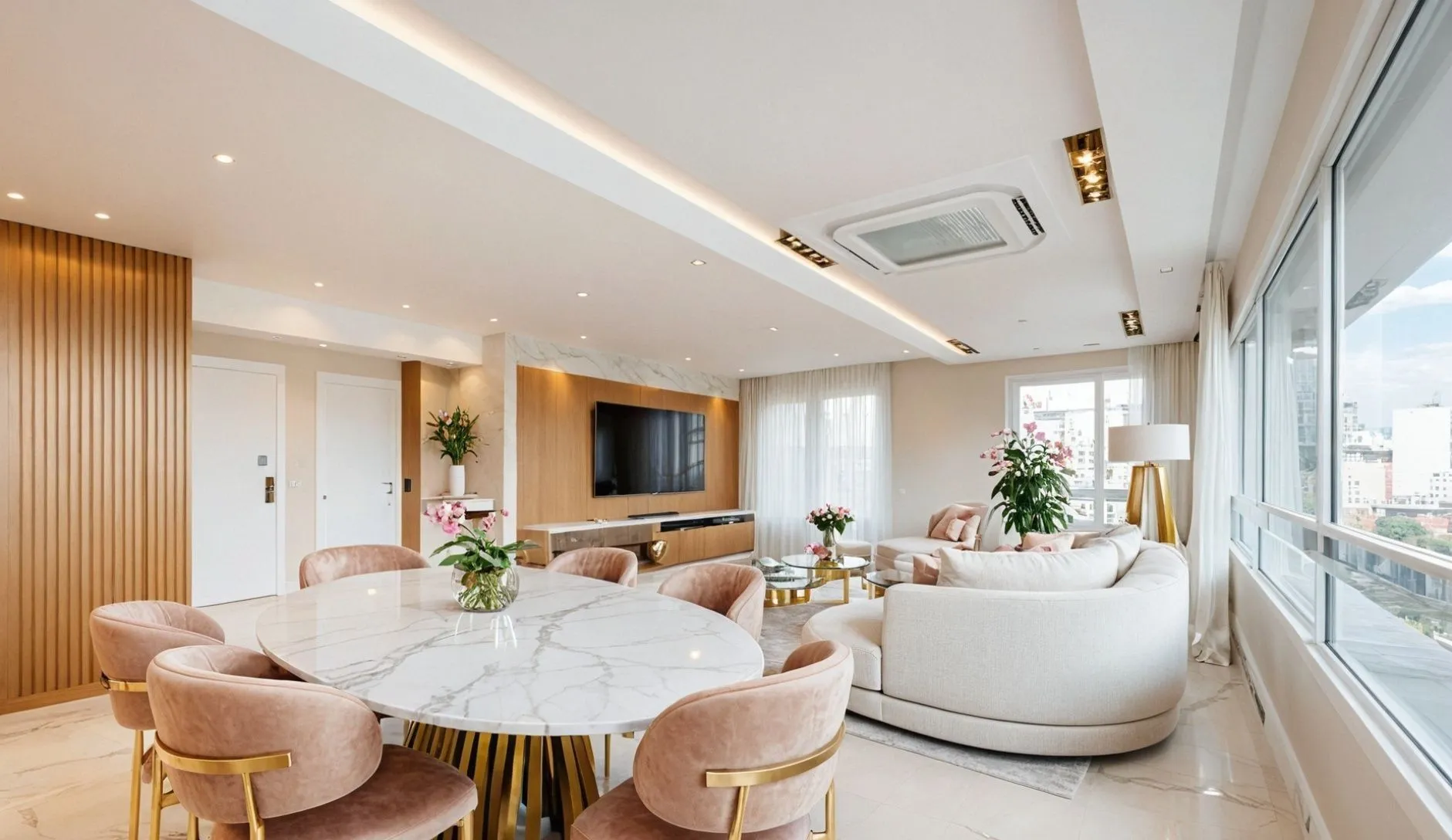 Imagem Apartamento alto padrão mobiliado com 3 suítes e 140 m² na Bela Vista