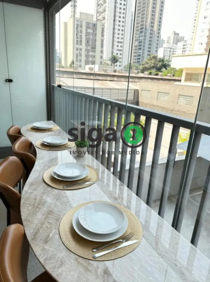 Imagem Studio moderno de 38m² mobiliado à venda no Brooklin