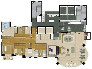 Imagem Edifício Emiliano Anália Franco, apartamento 4 quartos anália franco são paulo, apartment in são paulo brazil