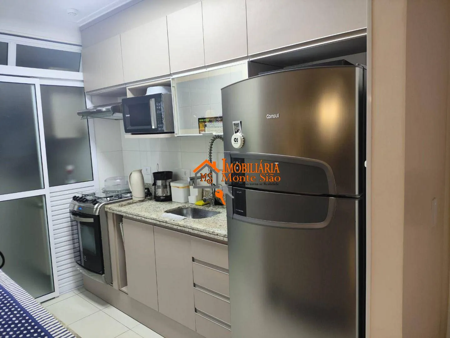Imagem Apartamento a venda com 61m² com 2 quartos, 1 suíte, 1 vaga coberta e varanda gourmet - Jardim Aida