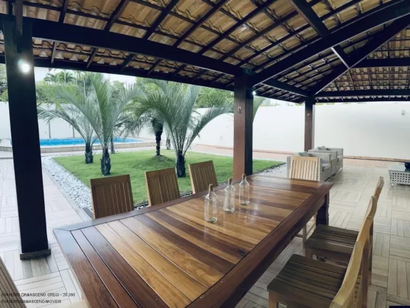 Imagem Casa de alto padrão em condomínio para locação em Catu de Abrantes, Camaçari-BA: 5 quartos, 5 suítes, 3 salas, 1 banheiro, 4 vagas, 500m².
