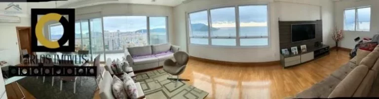 Imagem Belíssimo apartamento vista mar em Santos, com 380m², design diferenciado,