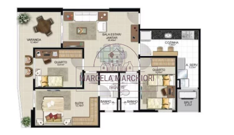 Imagem Apartamento de luxo na Praia da Costa