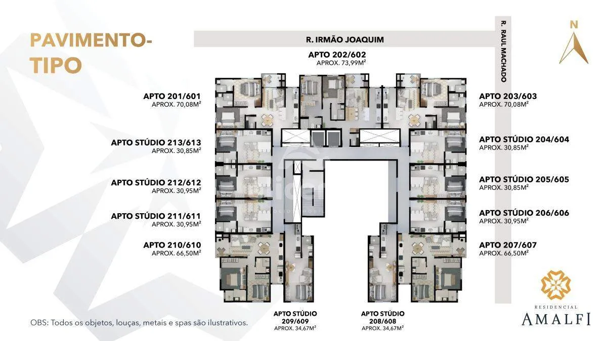Imagem Studio à venda com 1 quarto , 30,85m² em Centro Florianópolis
