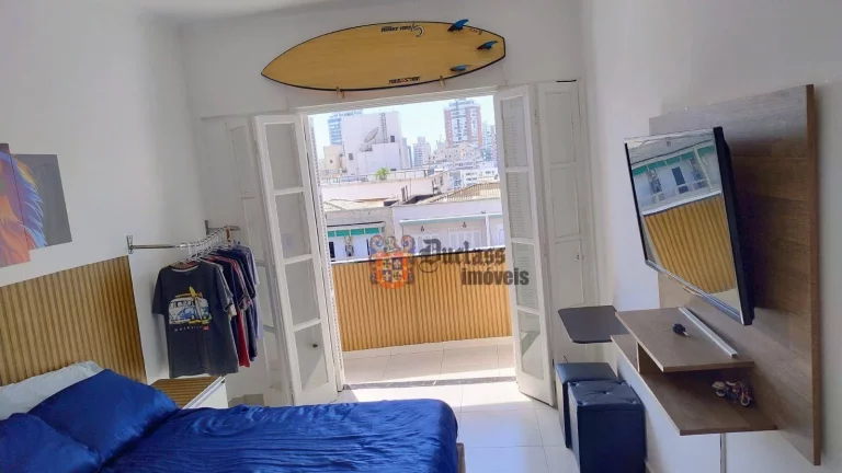 Imagem Apartamento com 1 dormitório à venda, 50 m² por R$ 530.000 - Boqueirão - Santos/SP