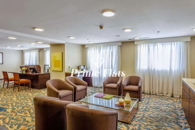 Imagem Flat disponível para venda no Blue Tree Premium Verbo Divino, com 31m², 1 dormitório e 1 vaga