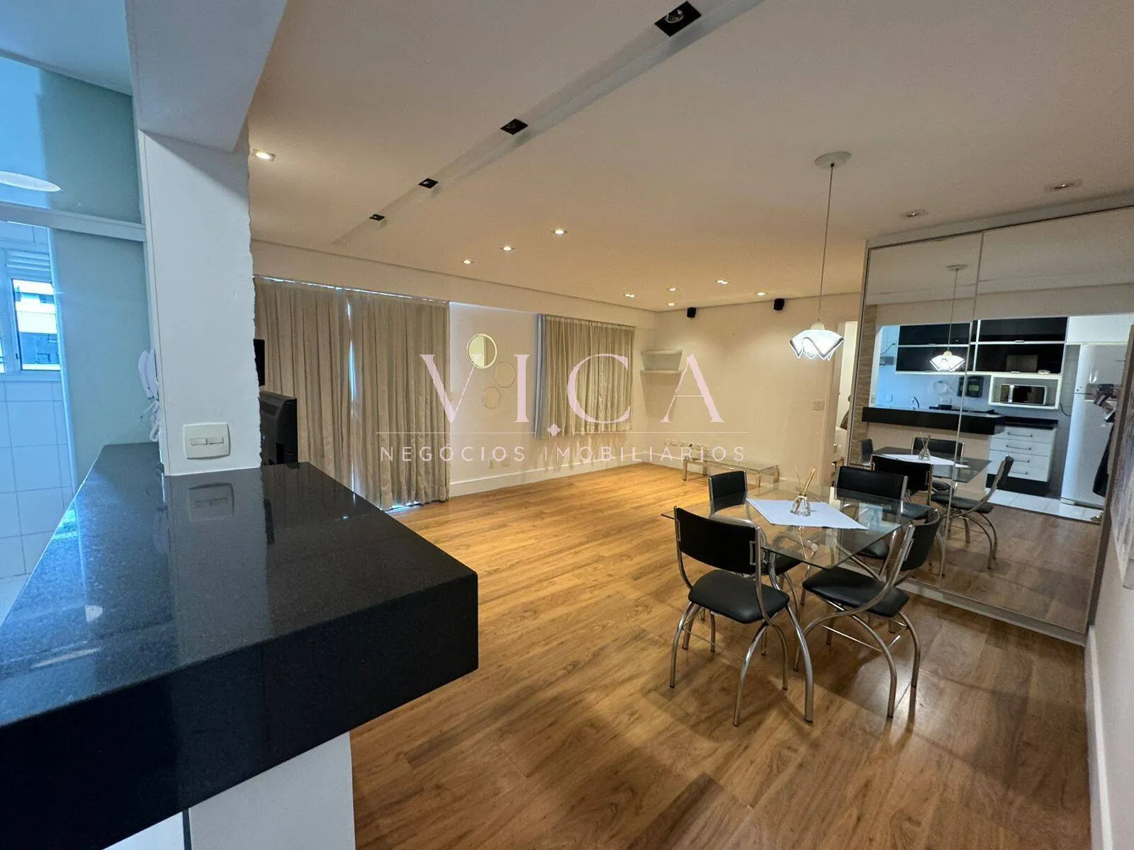 Foto do imóvel Alphaville| Apartamento semi mobiliado 63m² 1dormitório por R$ 4.295/mês
