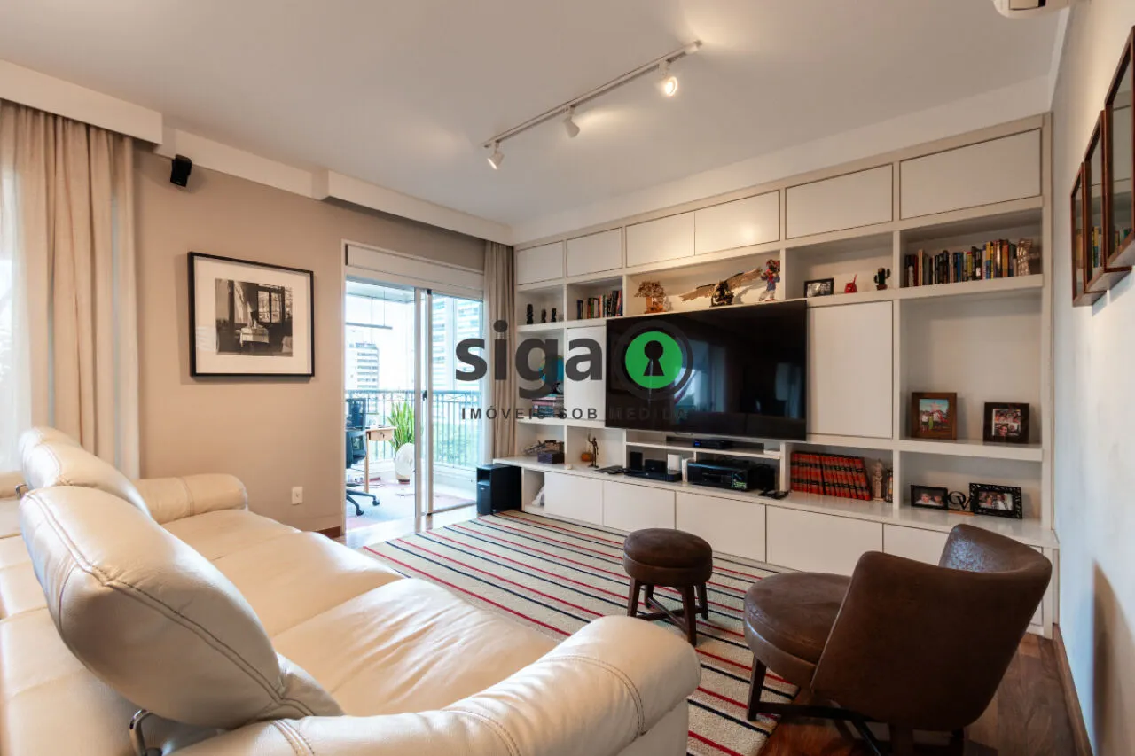 Imagem Apartamento alto padrão à venda no Brooklin 216 m² 3 suítes varanda gourmet e 4 vagas