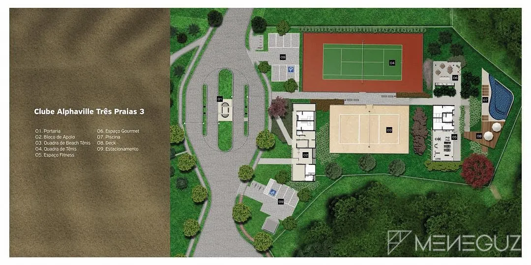 Imagem Lote no Alphaville 3 Praias Residencial 03, lote de frente para o mar
