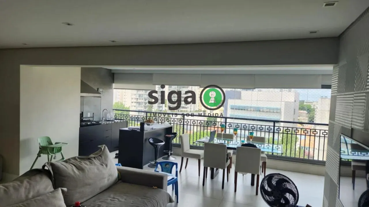 Imagem Apartamento á venda 137m² com 3 quartos, localizado na Chácara Santo Antônio