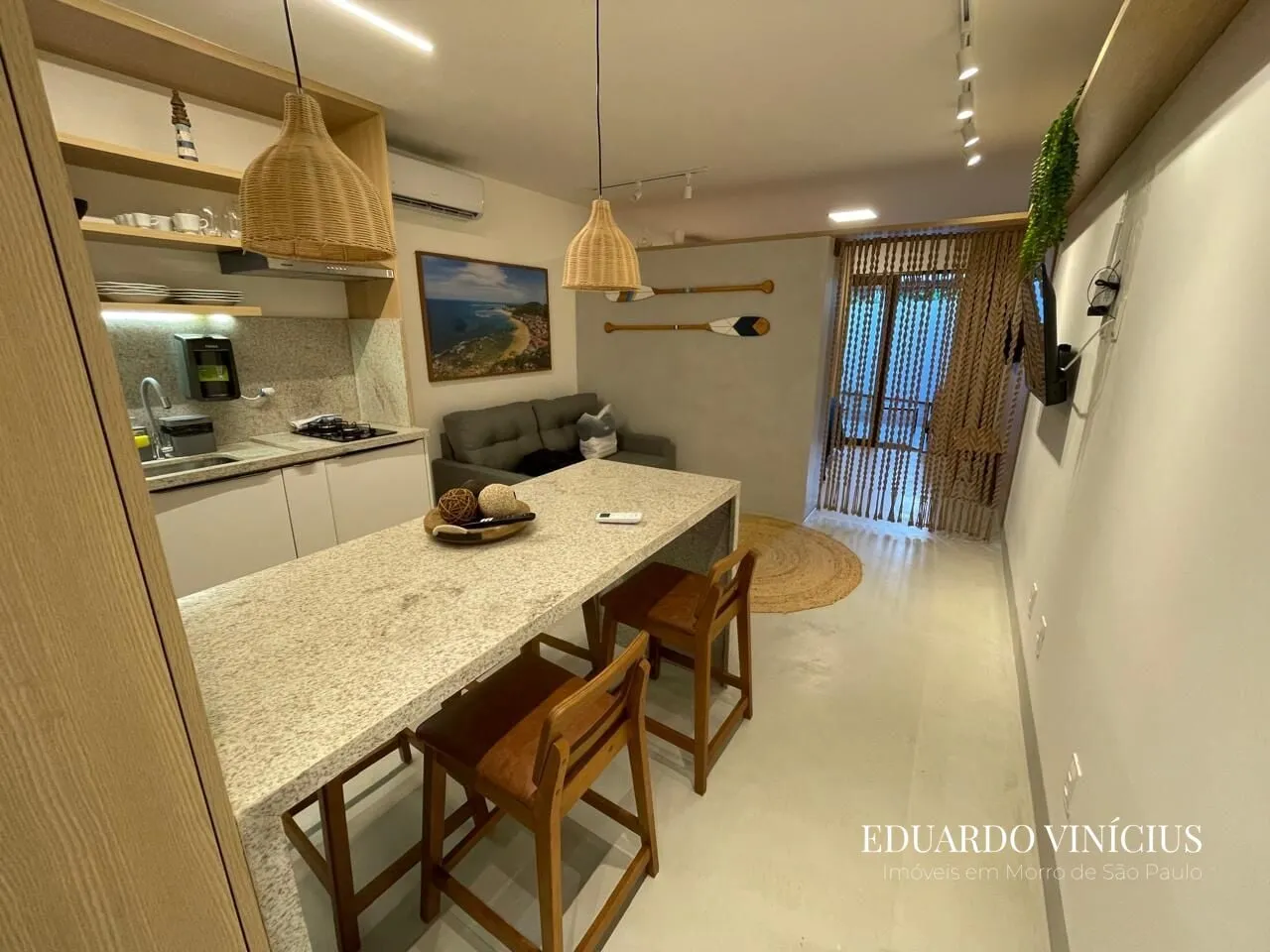 Foto do imóvel Villa Morro - Apartamento Novo com 1 Dormitório e 60m² À Venda em R. da Biquinha, 26 - Morro de São Paulo, Cairu - BA