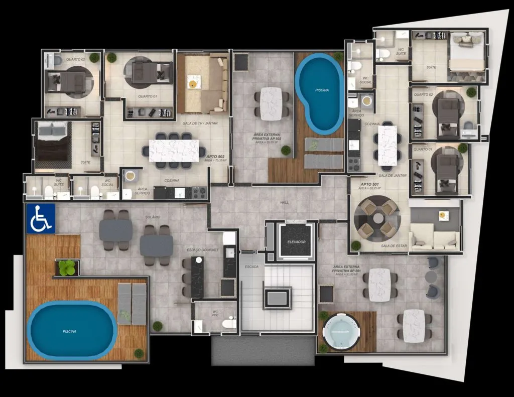 Imagem Loft moderno de 22 m² no Aeroclube, com lazer completo e fácil acesso às praias. Conforto, praticidade e ótima localização.