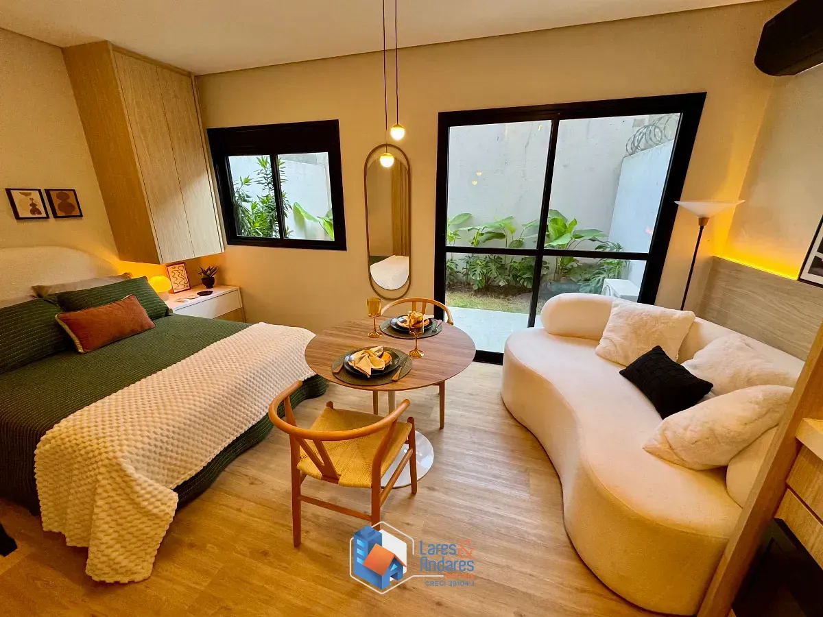 Foto do imóvel Apartamento garden para venda em Chácara Santo Antônio (Zona Sul) com 1 quarto, sendo 1 suíte, 39m² em Rua Antônio das Chagas