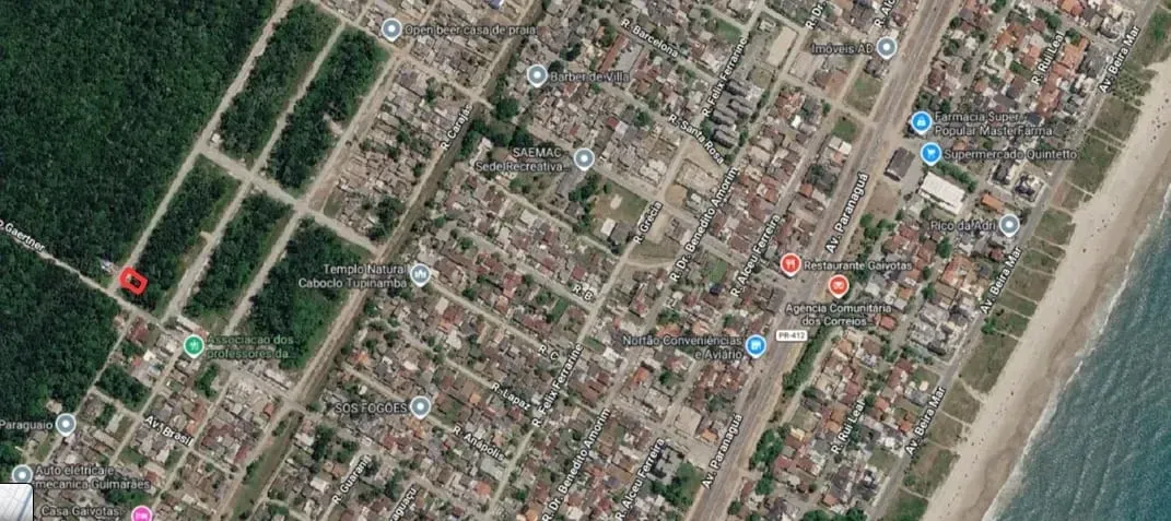 Foto do imóvel Terreno à Venda, 360 m² em AV Erasto Gaetner, 31 - Matinhos, Matinhos - PR