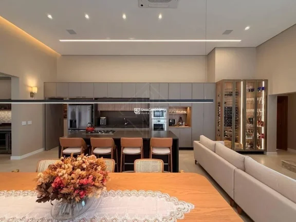 Imagem Casa com 3 dormitórios à venda, 276 m² por R$ 3.700.000 - Alphaville - Piracicaba/SP