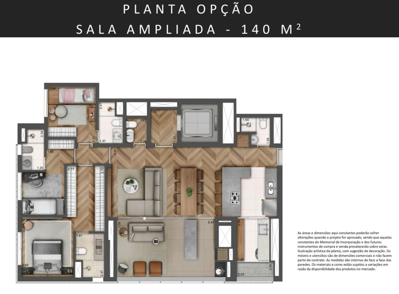 Imagem Apartamento para Venda em São Paulo, Perdizes, 3 dormitórios, 3 suítes, 4 banheiros, 2 vagas