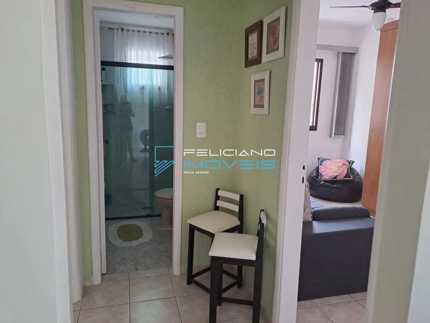 Imagem Apartamento com 2 dorms, Aviação, Praia Grande - R$ 598 mil, Cod: 4492