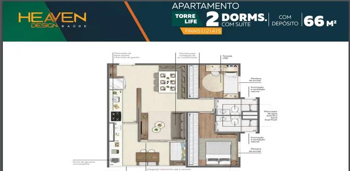 Imagem Apartamento com 2 Quartos à Venda, 66 m² em Saúde - São Paulo