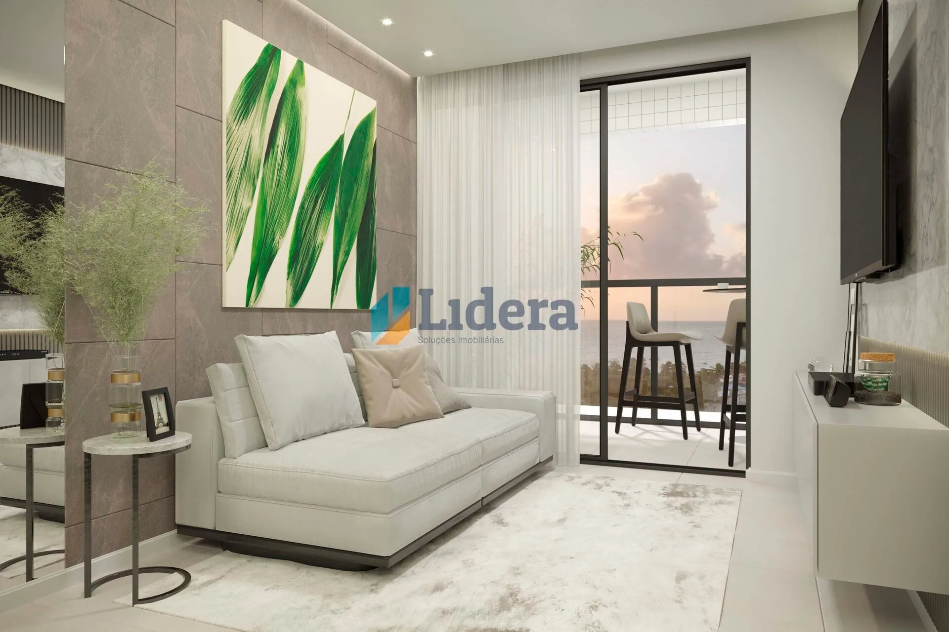 Foto do imóvel Apto Alto Padrão - 2 Quartos - 1 suite - 57m² - em Ponta de campina em Poço, Cabedelo - PB