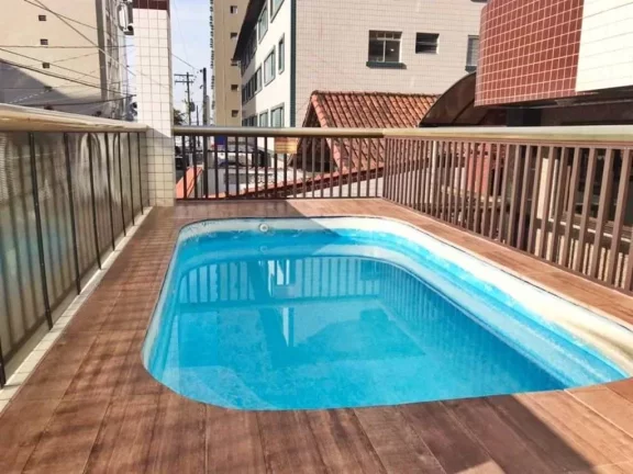 Imagem Cobertura com 3 dorms, Guilhermina, Praia Grande - R$ 600 mil, Cod: 1388