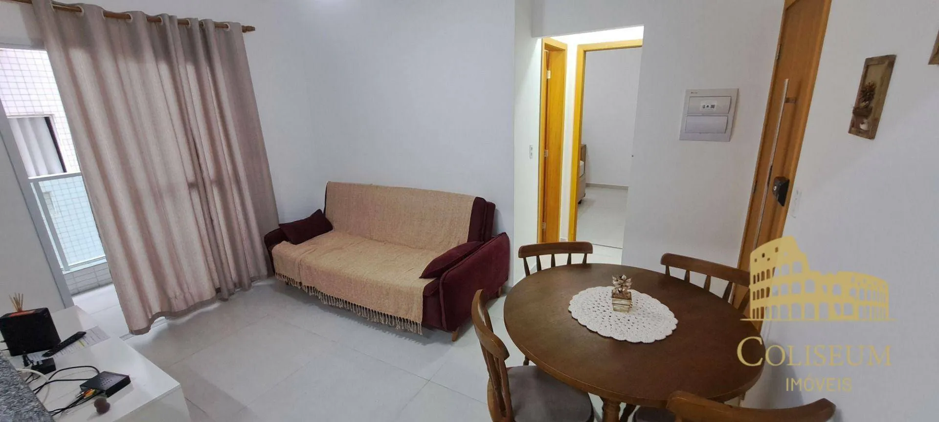 Imagem Apartamento com 1 dormitório à venda, 45 m² por R$ 385.000,00 - Canto do Forte - Praia Grande/SP