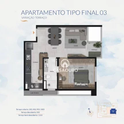 Imagem Apartamento à venda, 53 m² por R$ 975.700,00 - São Pedro - Belo Horizonte/MG