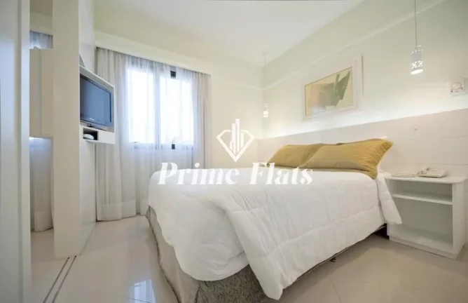 Foto do imóvel Flat disponível para venda no Ninety Hotel, com 33m², 1 dormitório e 1 vaga de garagem em Alameda Lorena