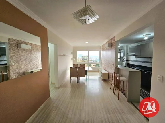 Imagem Morano aluga no bairro Santo Antônio, espetacular apartamento 2 dormitórios com 1 suíte e vaga de garagem dupla coberta.
