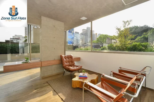 Imagem Studio Mobiliado à Venda Nos Jardins Com 1 Dormitório - Excelente Localização