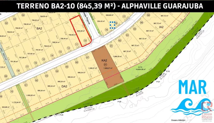 Imagem Terreno para Venda em Camaçari, Alphaville Guarajuba